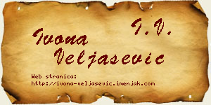 Ivona Veljašević vizit kartica